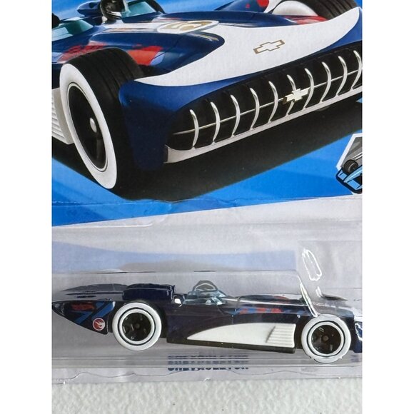 2024 Hot Wheels Chevroleter Treasure Hunt Track Aces Blue White 5/5 - Picture 3 of 10